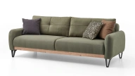 Solid Three-Seater Sofa