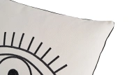 Doğtaş Home Embroidered Eyes Cushion