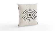 Doğtaş Home Embroidered Eyes Cushion