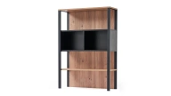 Solid TV Unit Upper Module - Bookcase