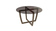 Glass Top Table - Round