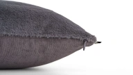 Anthracite Plush Cushion