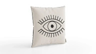 Doğtaş Home Embroidered Eyes Cushion