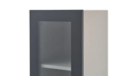 Trento TV Unit Upper Side Module - Glass Door