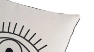 Doğtaş Home Embroidered Eyes Cushion