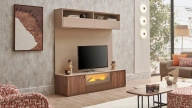 Costa TV Unit Submodule - with Fireplace