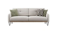 Solid 2-Seater Sofa
