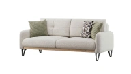 Solid 2-Seater Sofa