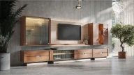 Moderna Tv Unit Upper Module - Glass