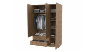 Lutie 3-Door Wardrobe