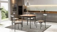 Eva Kitchen Table - Walnut