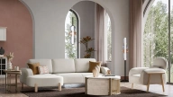 Parvi Corner Sofa Bed Set with Storage