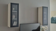 Trento TV Unit Upper Side Module - Glass Door
