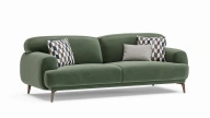 Curved 3-Seater Sofa