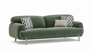 Curved 3-Seater Sofa