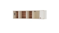 Mayer TV Stand Upper Module - Cracked White