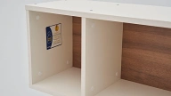 Mayer TV Stand Upper Module - Cracked White