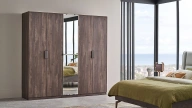 Piero 5  Door Wardrobe