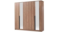 Solid 5-Door Wardrobe