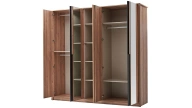 Solid 5-Door Wardrobe
