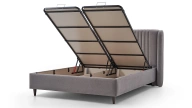 Bend Bedstead with Storage - 160 cm - Headboard not included