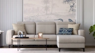 Lumeris Corner Sofa Bed with Storage