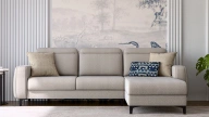 Lumeris Corner Sofa Bed with Storage