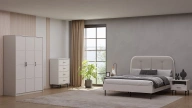 Glen Orma 3 Door Wardrobe - White
