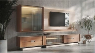 Moderna Tv Unit Upper Module - Glass