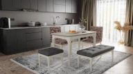 Vina Kitchen Table - White