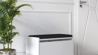 Tona Shoe Cabinet with Cushion White