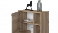 Vega Multi-Purpose Shelved Cabinet Oak