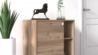 Vega Multi-Purpose Shelved Cabinet Oak