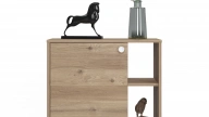 Vega Multi-Purpose Shelved Cabinet Oak
