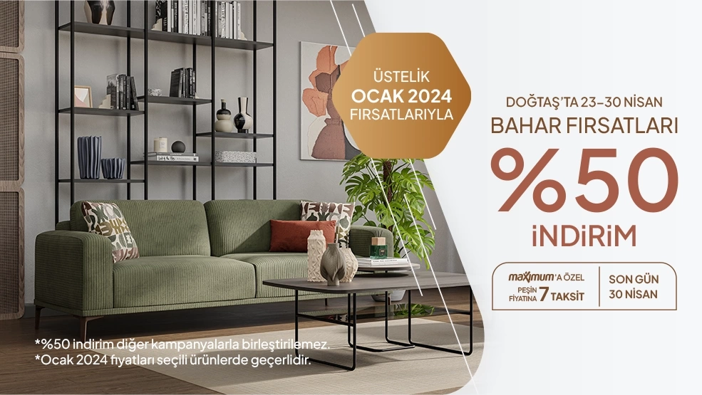 Doğtaşta 23-30 Nisan Bahar Fırsatları!