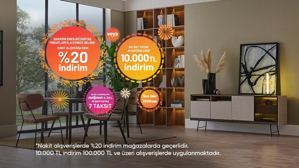 Belirli Tutar Alışverişlerde 10.000 TL İndirim!