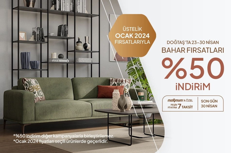Doğtaşta 23-30 Nisan Bahar Fırsatları!