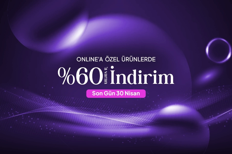 Onlinea Özel Ürünlerde %60a Varan İndirim