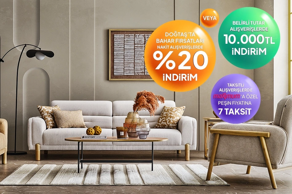 Belirli Tutar Alışverişlerde 10.000 TL İndirim!