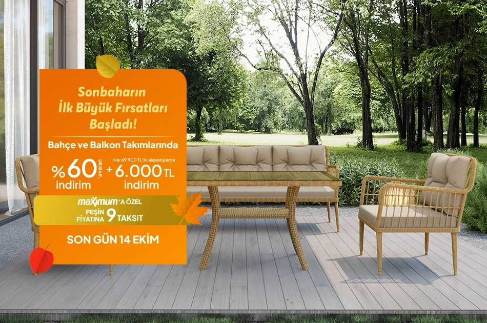 Doğtaş Gardenda %60a Varan İndirim + Her 69.900 TLlik Alışverişe 6.000 TL İndirim