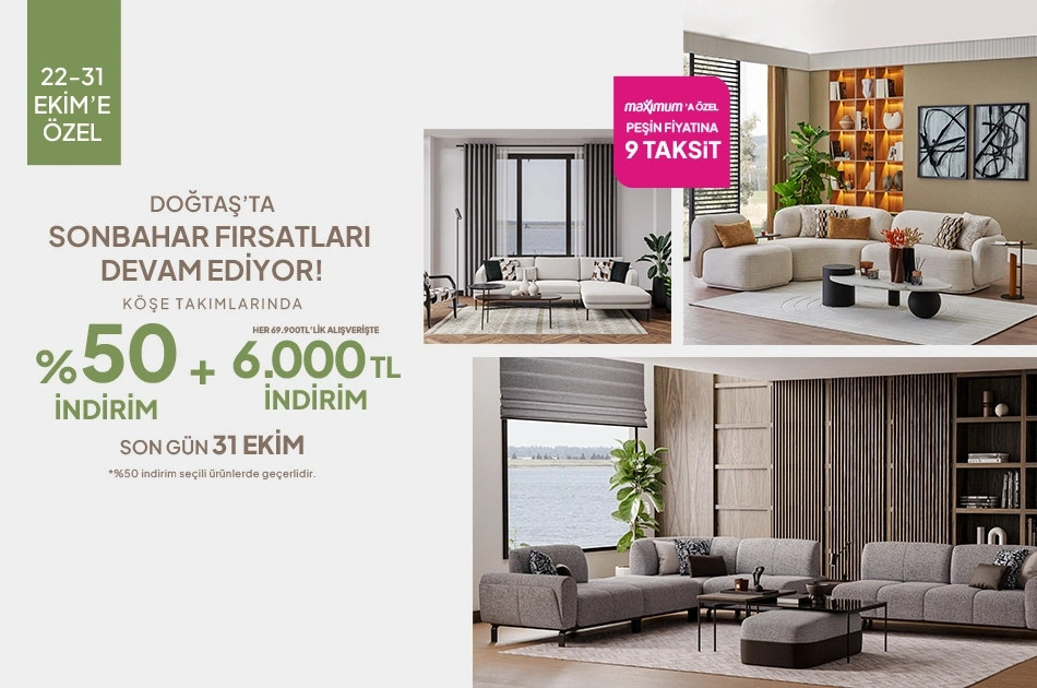 Doğtaşta Sonbahar Fırsatları Devam Ediyor