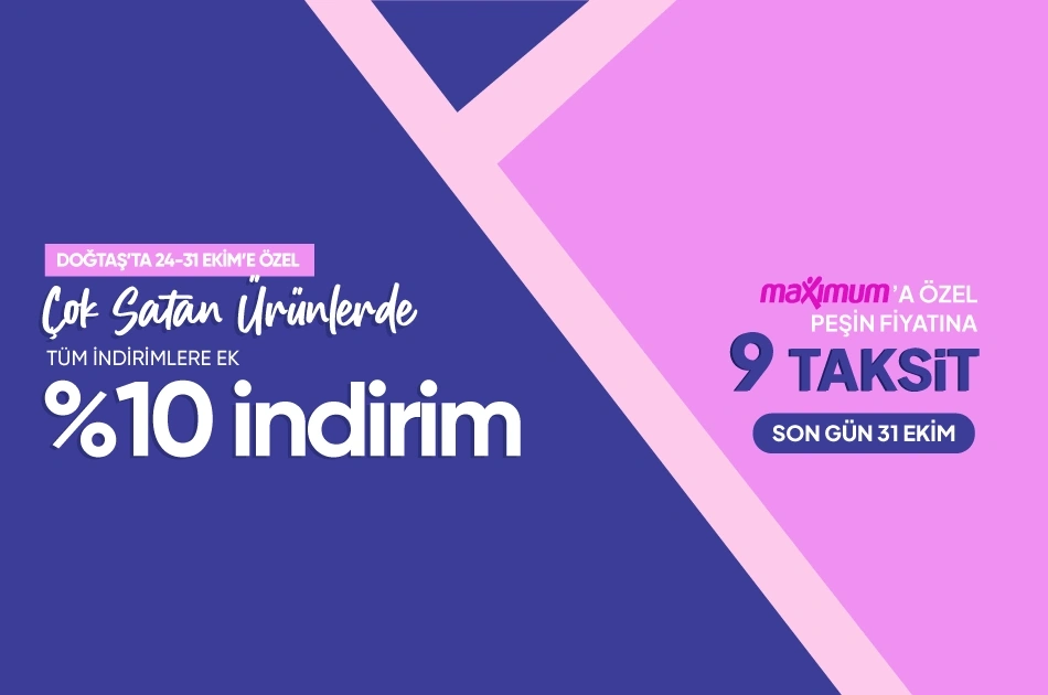 Çok Satan Ürünlerde Geçerli Ekstra %10 İndirim