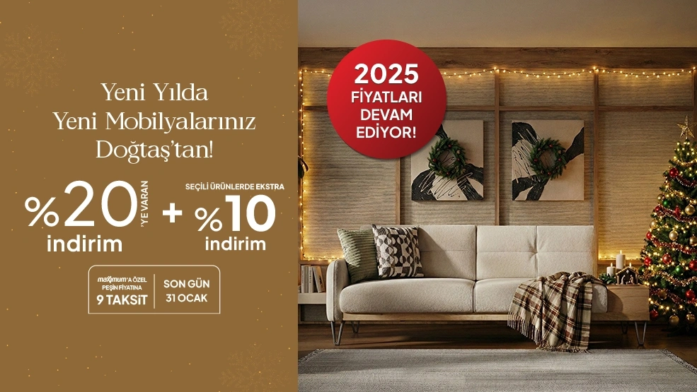 Yeni Yılda Yeni Mobilyalarınız Doğtaştan