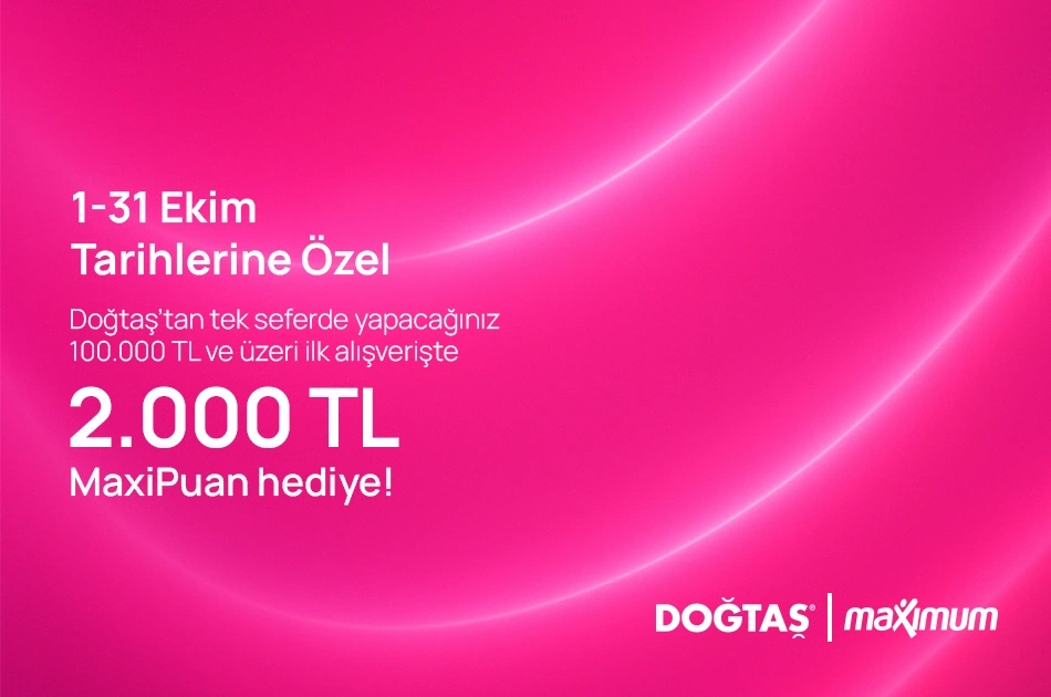 Maximum ile yapacağınız alışverişlerde 2.000 TL MaxiPuan Fırsatı!