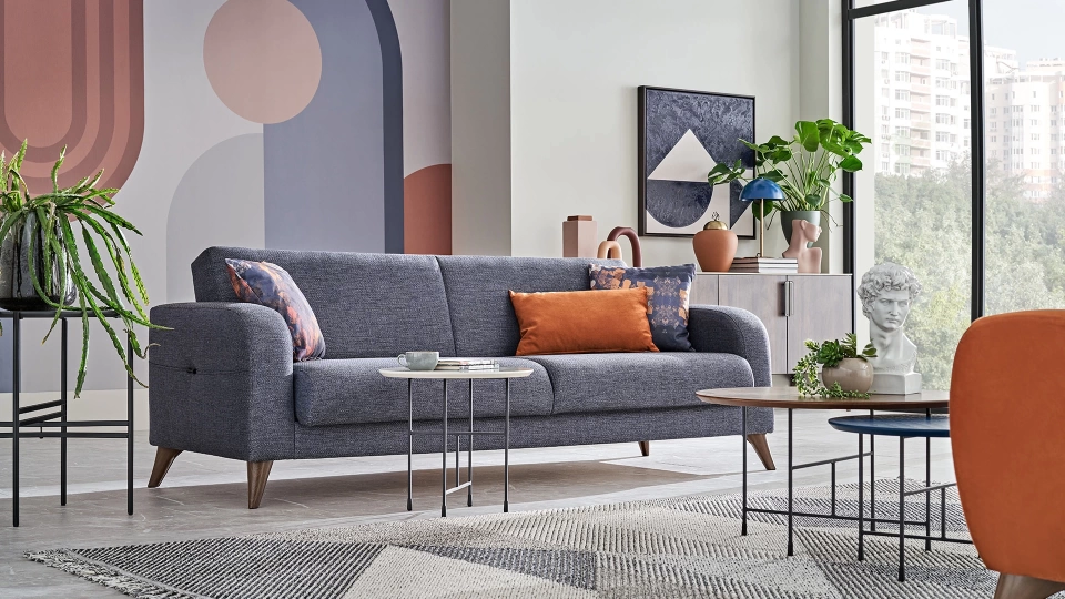 Hilda Three-Seater Sofa