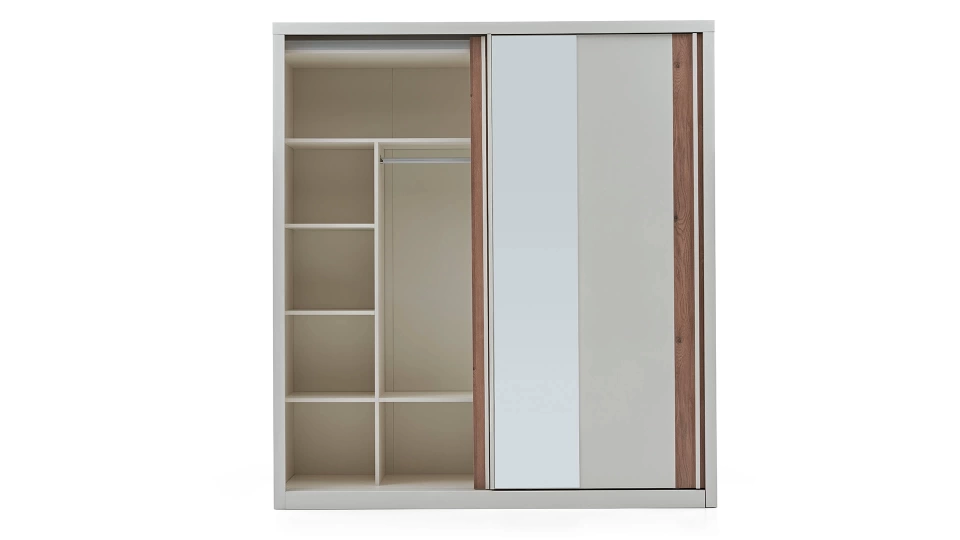 Mayer 2-Door Sliding Wardrobe - 210 cm