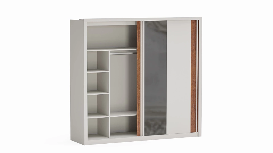 Mayer 2-Door Sliding Wardrobe - 240 cm