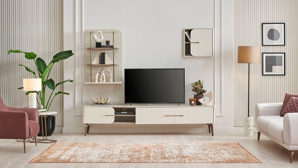 Milena TV Unit Upper Module - Wide