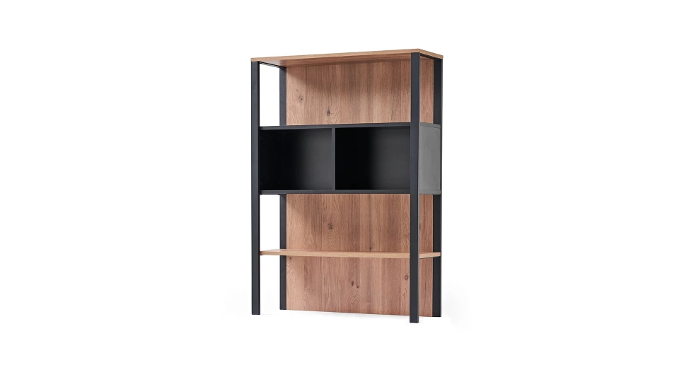 Solid TV Unit Upper Module - Bookcase