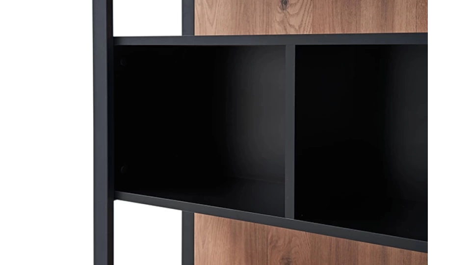 Solid TV Unit Upper Module - Bookcase